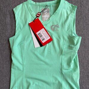 SAVALINO Girls Tennis Top, Mint Green, Youth Small